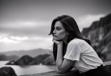 Monochrome portraiture
