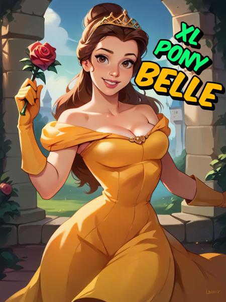 Belle Princess (beauty and the beast) - SD 1.5 | XL PONY - Disney by YeiyeiArt版本-XL PONY- (ID: 430511)
