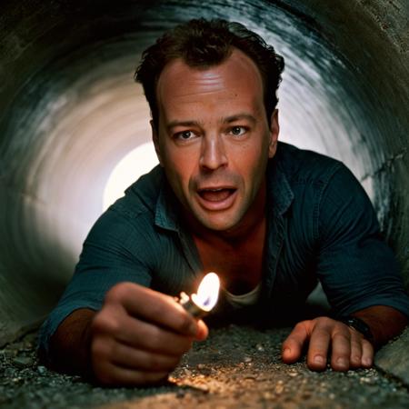 Die Hard 80's and 90's film style XL + F1D
