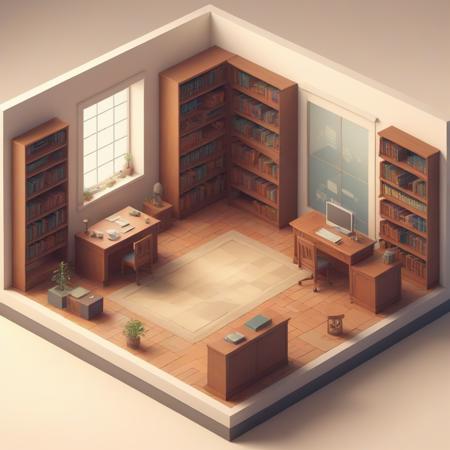 Isometric low poly XL