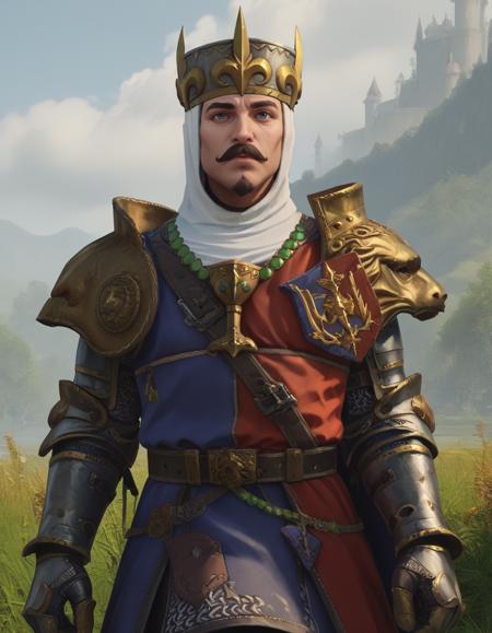 King Louen Leoncoeur | Bretonnia (Total War Warhammer)版本v1 (ID: 921336)