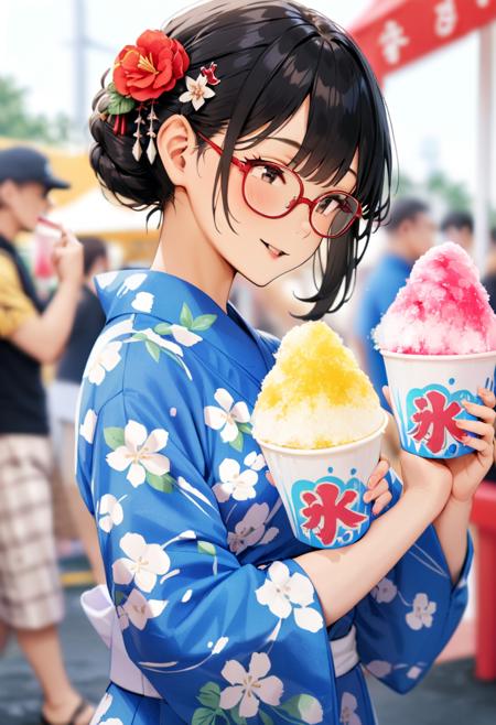 かき氷 shaved ice SDXL