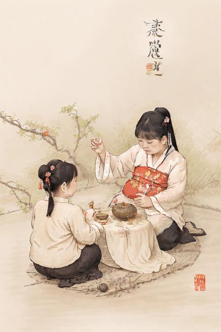 Chinese painting style