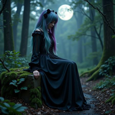 female goth, emo, punk, alt, scene