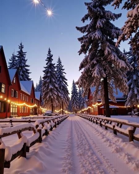 Winter Time Flux Background