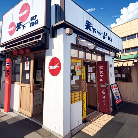 鶏ガラベースのこってりが有名なラーメン店 / tenkaippin SD15