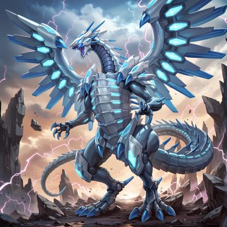Yu-Gi-Oh! - Blue Eye Chaos Max Dragon (ブルーアイズ・カオス・ＭＡＸ・ドラゴン) PonyXL