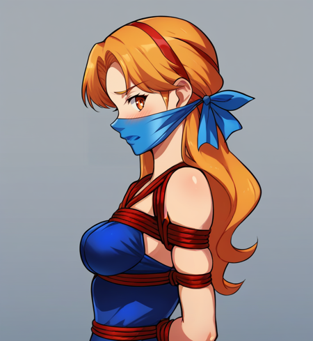 (IllustriousXL/PonyXL) Over the Nose Gag with Visible Lips