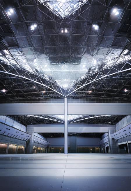 東京ビッグサイト東展示場  / TokyoBigSight EASTHALL indoors SDXL