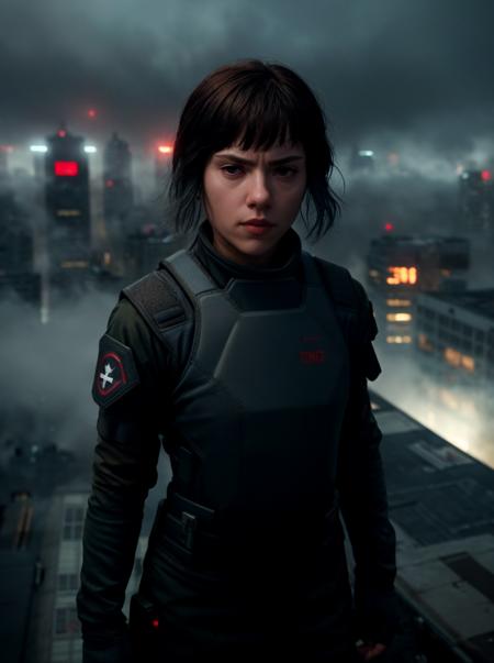Motoko Kusanagi from Ghost in the shell movie (2017/Scarlett Johansson)