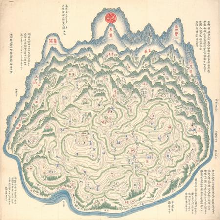 Asian Ancient Map - Medium
