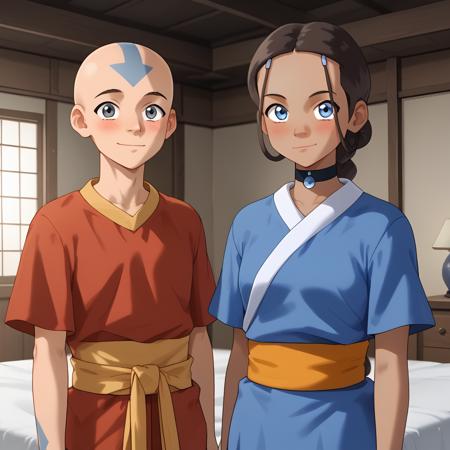 Aang and Katara Together