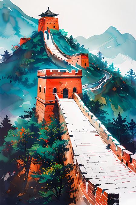When Ink Meets Watercolor 当水墨遇上水彩