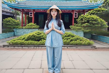 TQ- Buddhist costume | Áo lam Phật tử | Clothing LoRA