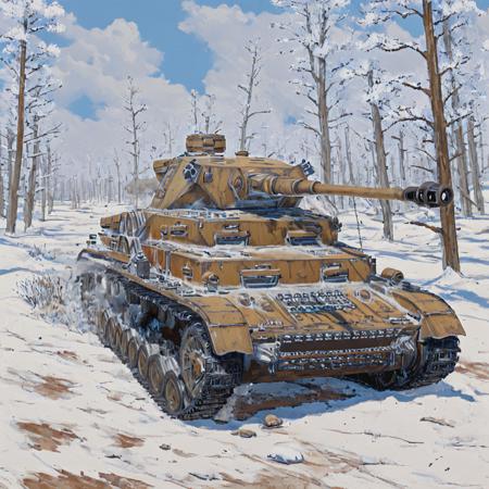 Panzer IV G Tank (SDXL)