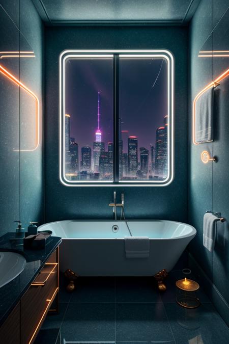 Cyberpunk Interior Design