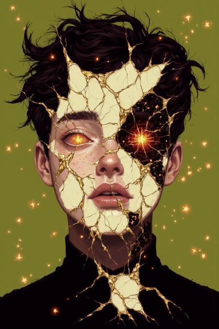 Flux.1_Ethereal Fracture · Surreal Portraiture · Deconstructed Aesthetic