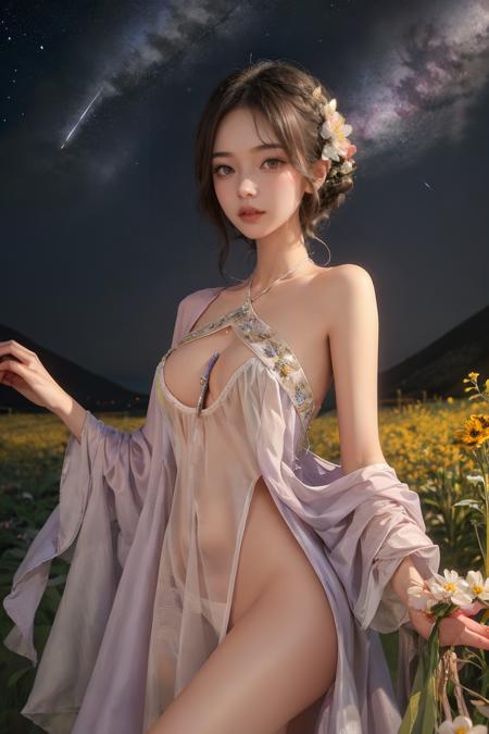古典唐风飘逸纱裙装-性感吊带汉服(合集) 【Chine】Classical Tang-style ethereal chiffon dress - Sexy halter Hanfu.