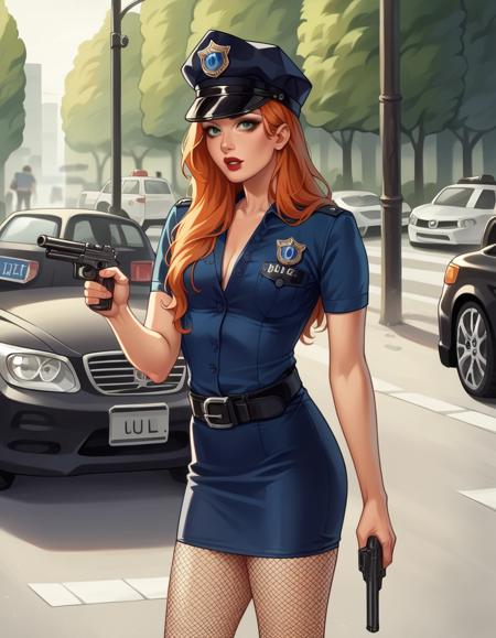 Policewoman Uniform PONYXL