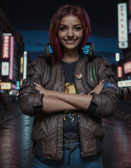 Cyberpunk Samurai Jacket SDXL