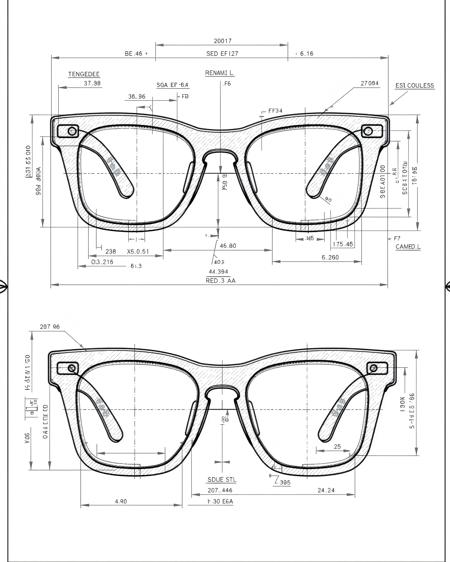 Technical CAD Drawing