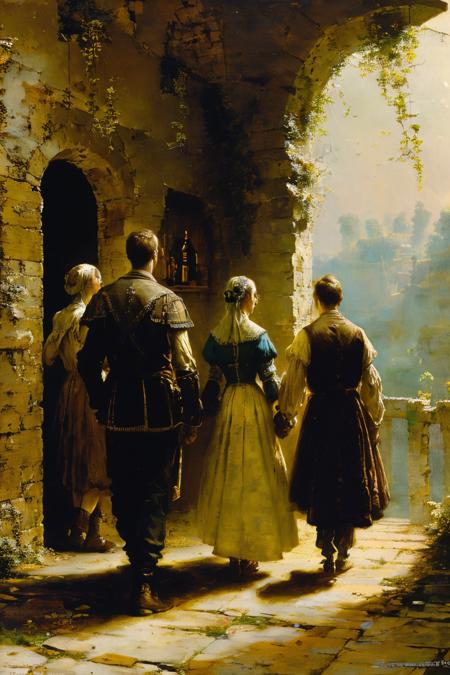 style of Carl Spitzweg 299