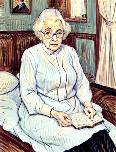 Lautrec oil painting style（劳特累克油画风格）