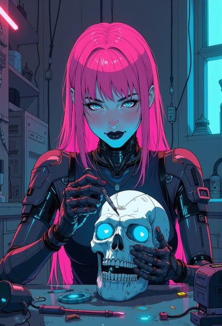 Neurocore Anime Luminal Genesis by ChronoKnight - [FLUX]