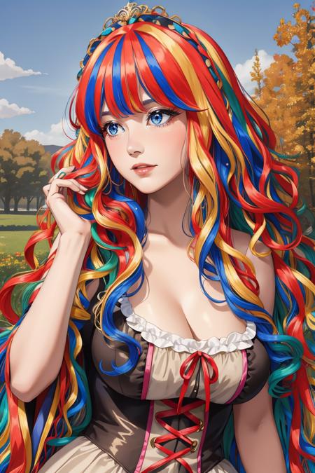 ?Hair Flair Collection? - Multi Color Hairstyle