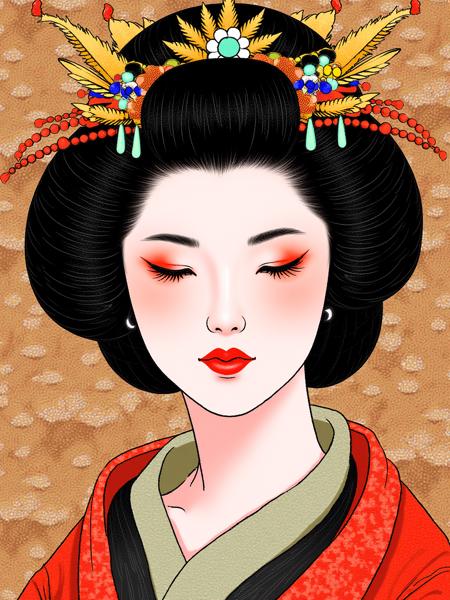 Flux Imitation of Ukiyoe style