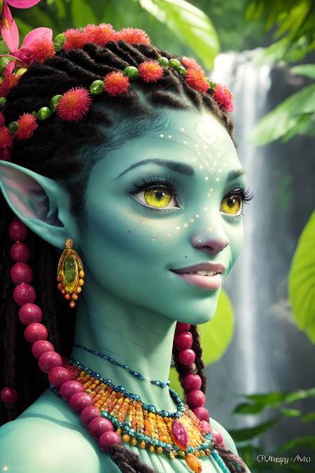 Neytiri te Tskaha Mo'at'ite / Na'vi girl / Avatar alien girl