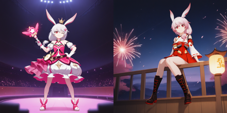 Theresa Apocalypse + Luna - Honkai Impact 3rd (28 Outfits) (Pony + IL)