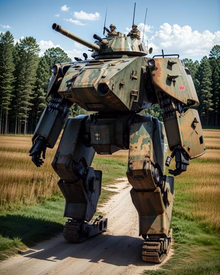 tankhead(mecha robot world war II style)
