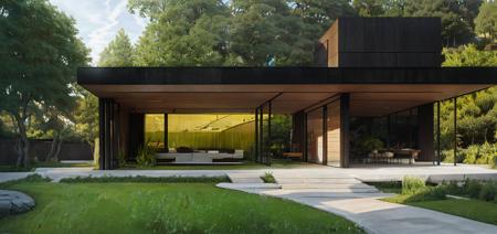 Landscape architecture Design 会客厅式景观建筑(Landscape-Oriented Rendering Algorithm)