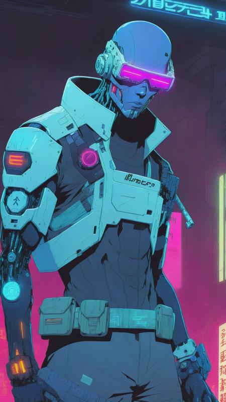 Cyberpunk Anime Style