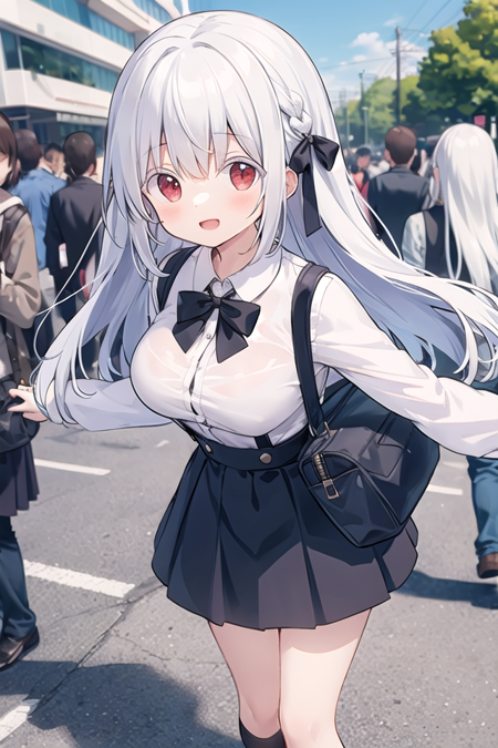 White eyelashes / 白い睫毛
