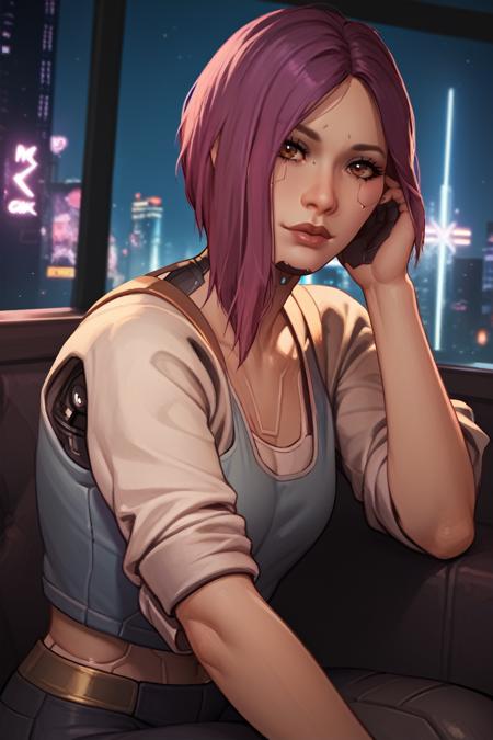 Songbird from Cyberpunk 2077 [Pony]