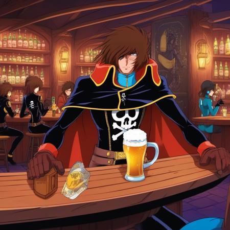 300 th LORA : Captain Harlock / Albator - SDXL (3D movie/anime)