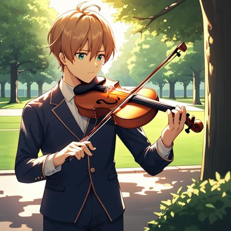 holding_violin ,holding_bow_(music)