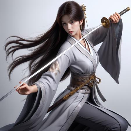 Chinese female swordsman