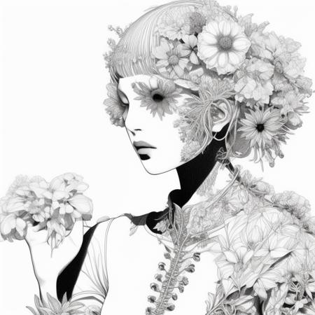 Flower Man 地獄楽_SD1.5Lines\Light Color