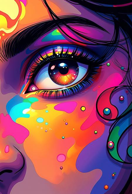 Anime detail eye FLUX