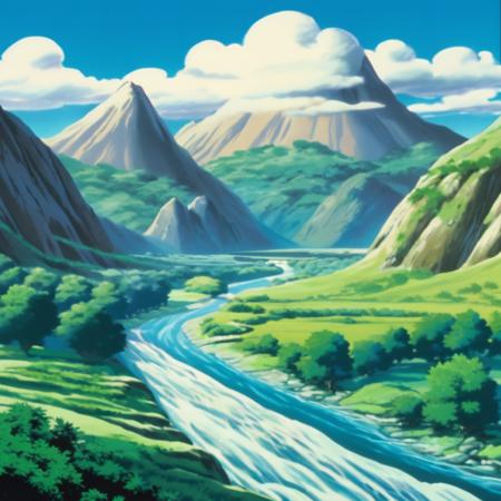 Essenz - Nausicaä Of The Valley Of The Wind Anime Screencap [Ghibli - Hayao Myazaki] (Style LoRa for SDXL 1.0)