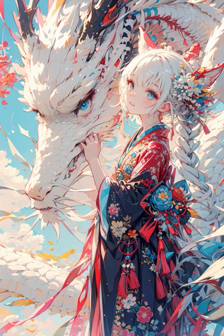龙年立绘/Dragon and girl