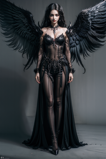 Perfect realistic angel 天使 style版本Dark_Angel_Plus (ID: 98534)