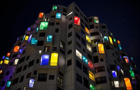 Yu_Colorful Geometric Architecture Effect Lora_flux.1
