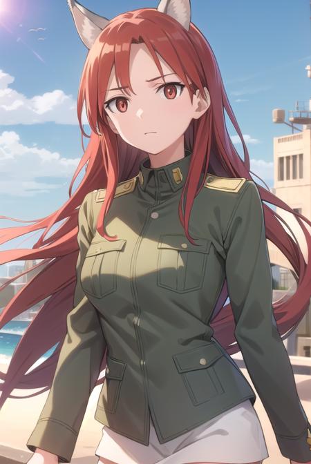 Minna-Dietlinde Wilcke (ミーナ・ディートリンデ・ヴィルケ) - Strike Witches (ストライクウィッチーズ)