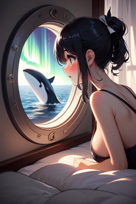 girl like ship porthole