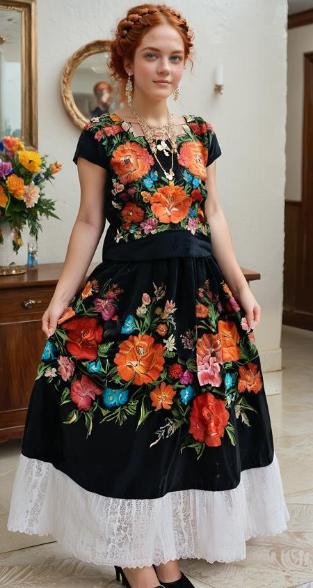 Tehuana Dress Mexico - Clothing