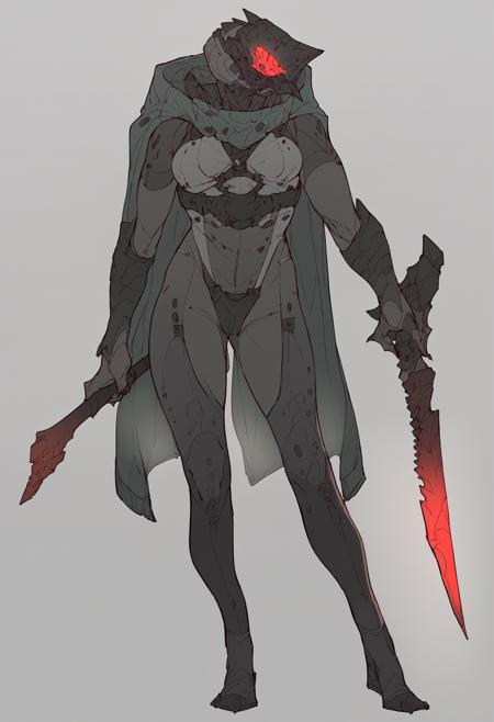 ArmorPunk cyberpunk style lora [PonyXL, ILXL]版本V2-Flat color style (ID: 630129)